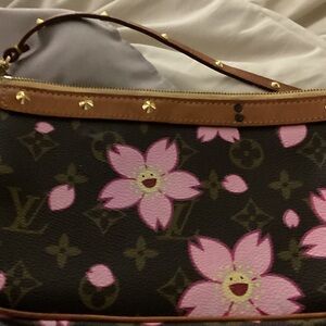 Louis Vuitton Brown and Pink floral